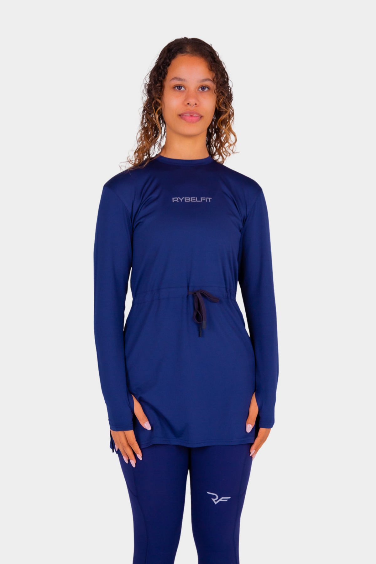 Performance Modest Activewear Dress (Blue)