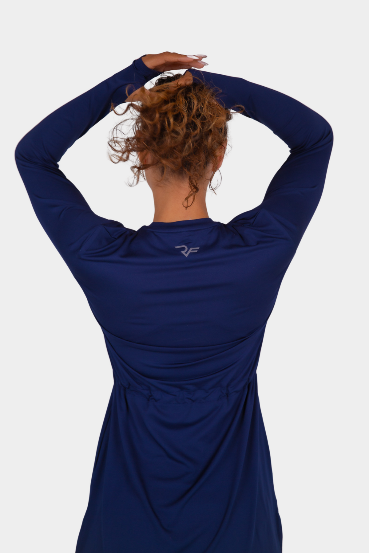 Performance Modest Activewear Dress (Blue)