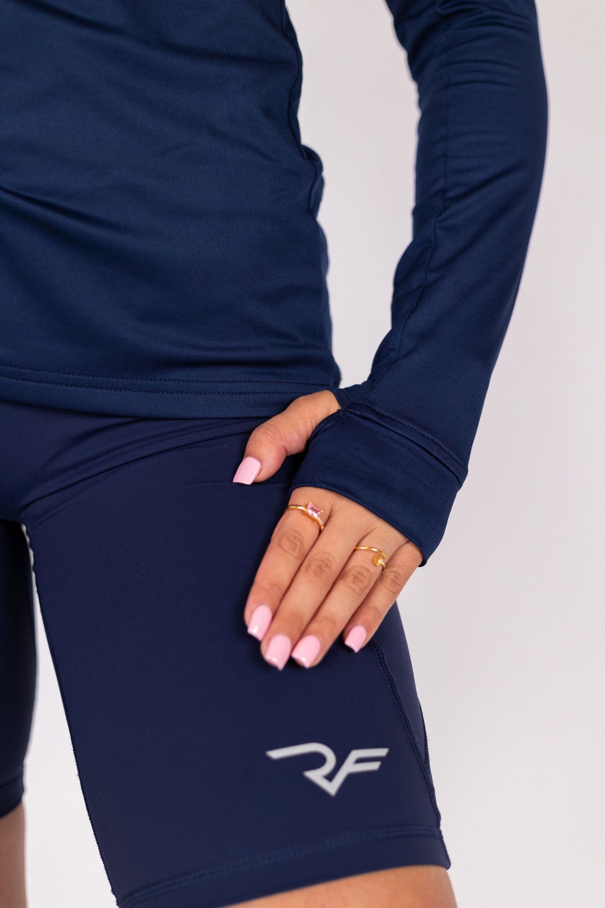 Hyper-Tech 1/4 Zipper Women (Black Iris) - RYBELFIT Sportswear