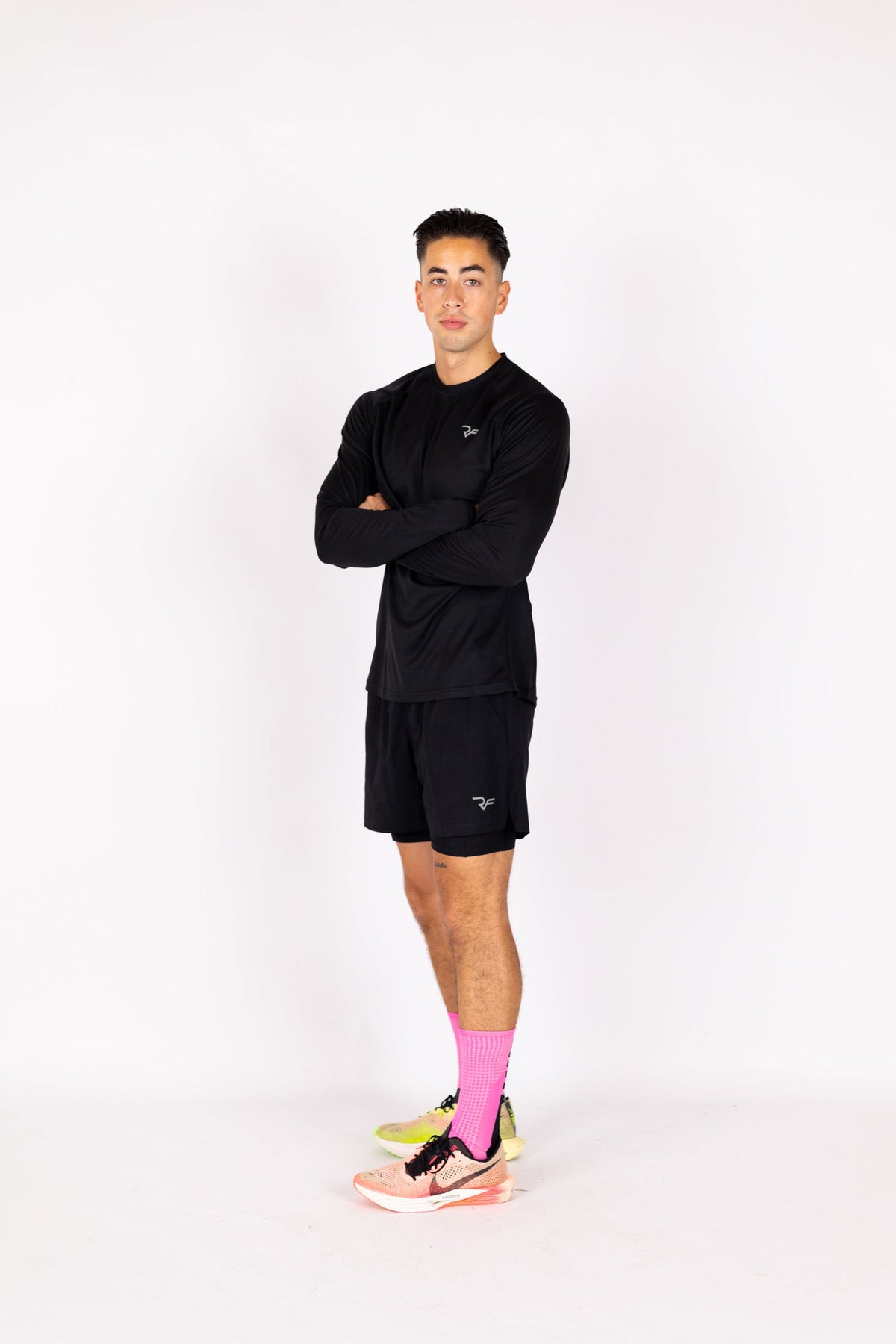 Aero-Vent Long Sleeve Shirt (Black) - RYBELFIT Sportswear