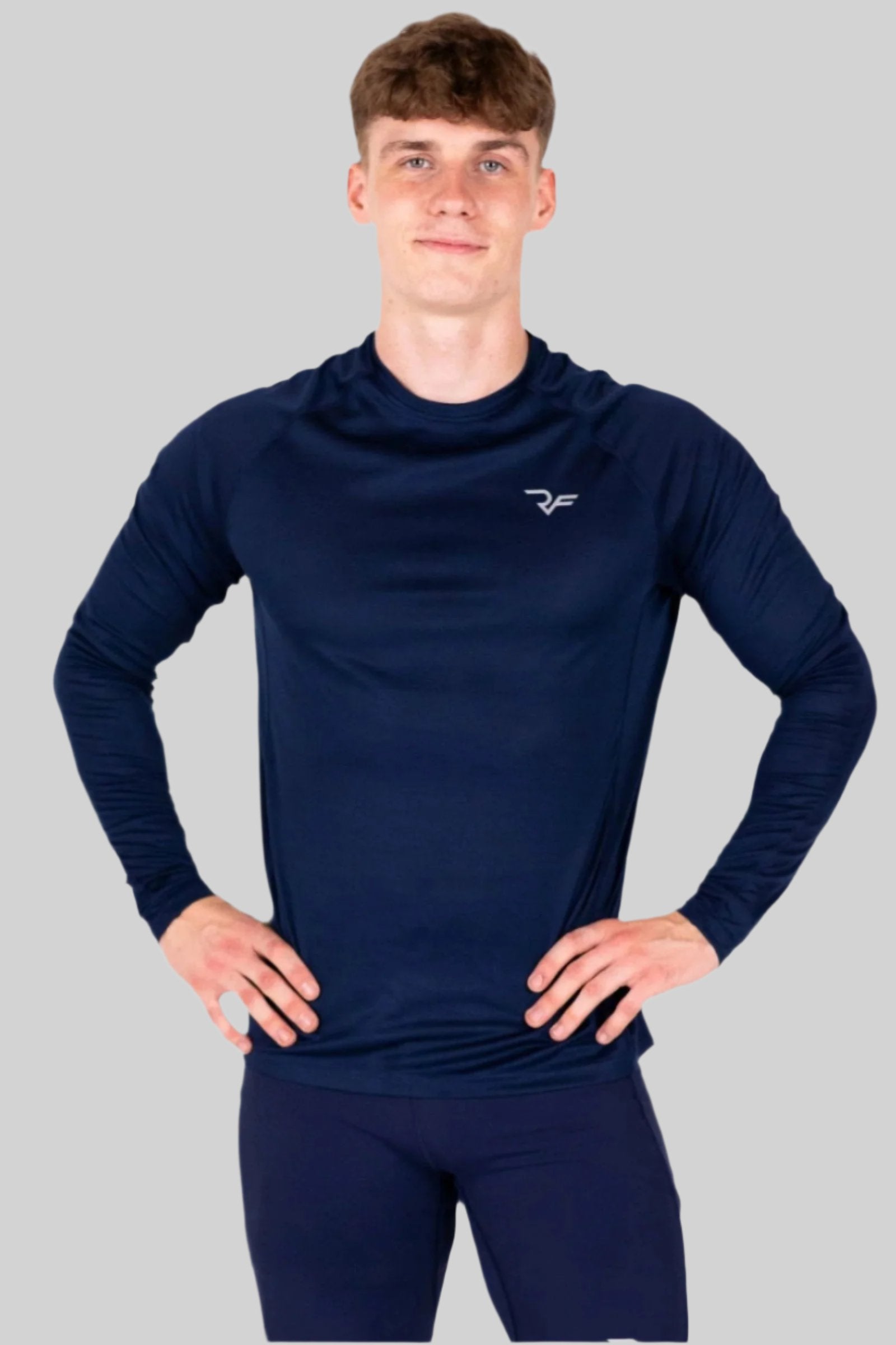 Aero-Vent Long Sleeve Shirt (Black Iris) - RYBELFIT Sportswear