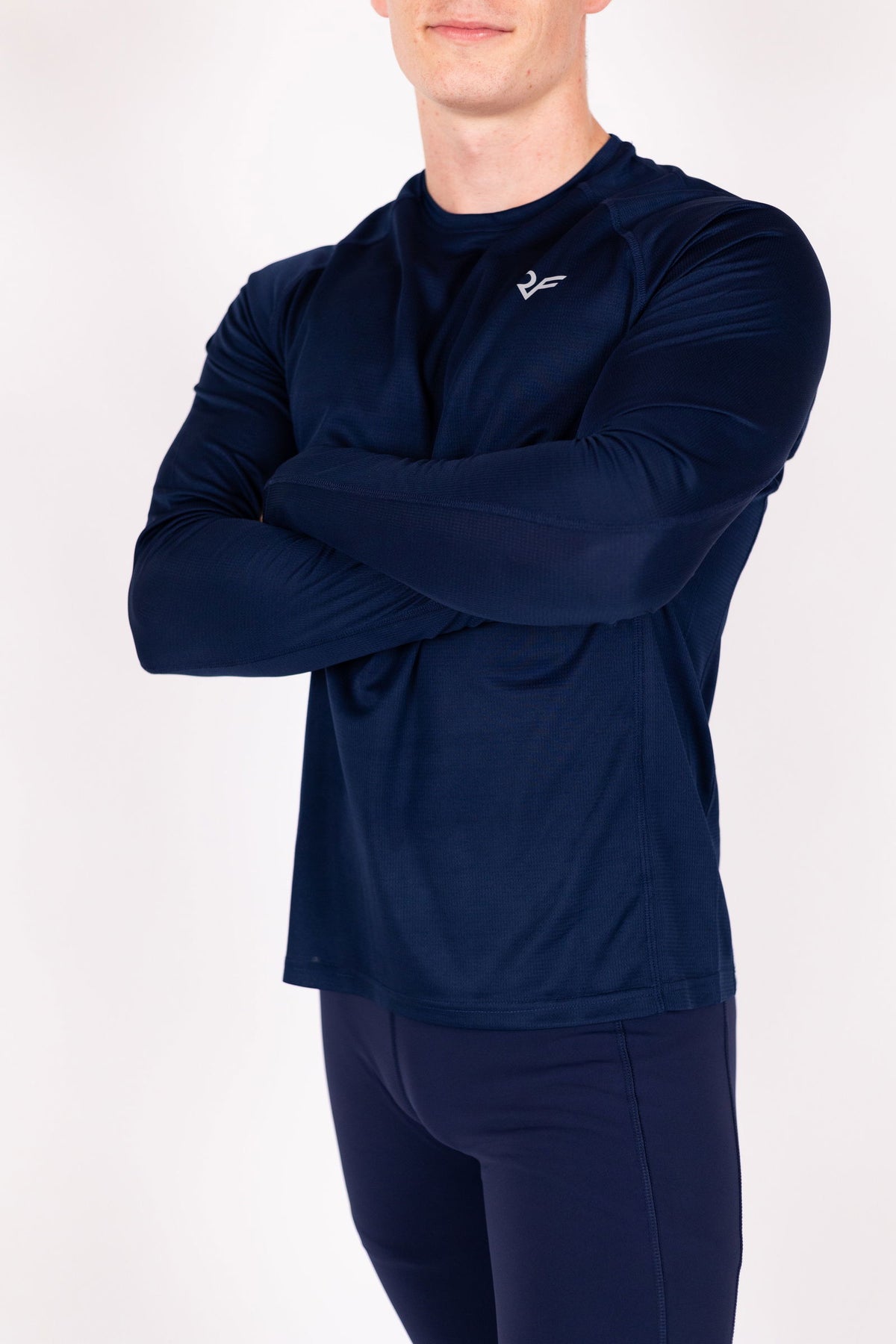 Aero-Vent Long Sleeve Shirt (Black Iris) - RYBELFIT Sportswear