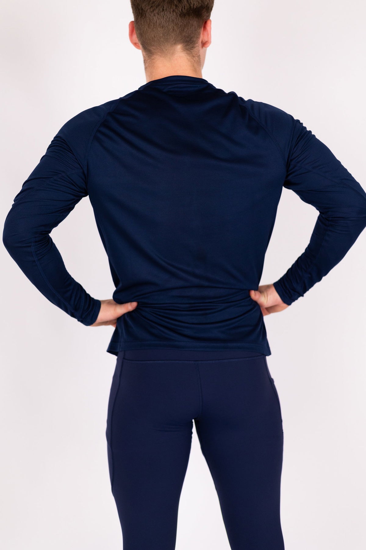 Aero-Vent Long Sleeve Shirt (Black Iris) - RYBELFIT Sportswear