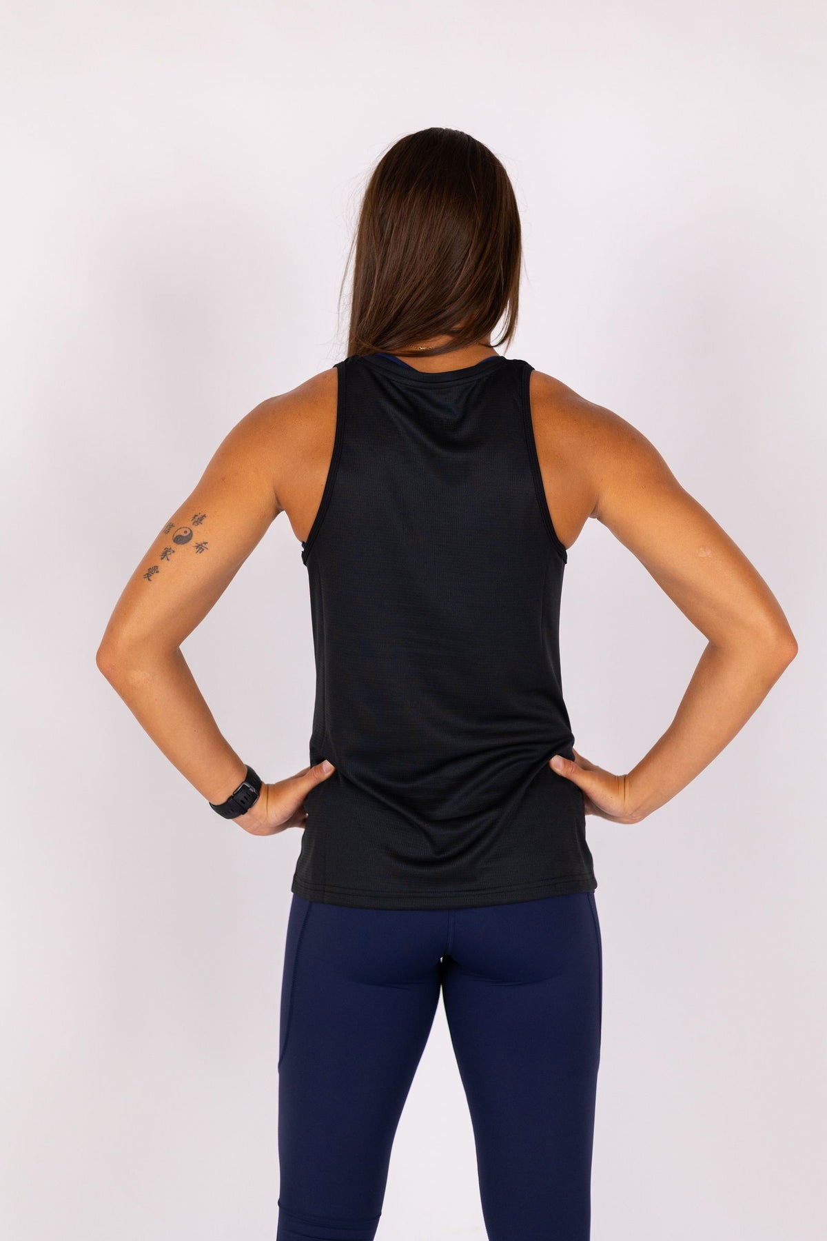 Aero-Vent Singlet Women (Black) - RYBELFIT Sportswear