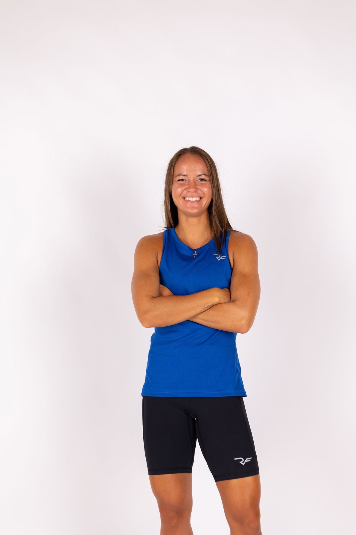 Aero-Vent Singlet Women (True Blue) - RYBELFIT Sportswear