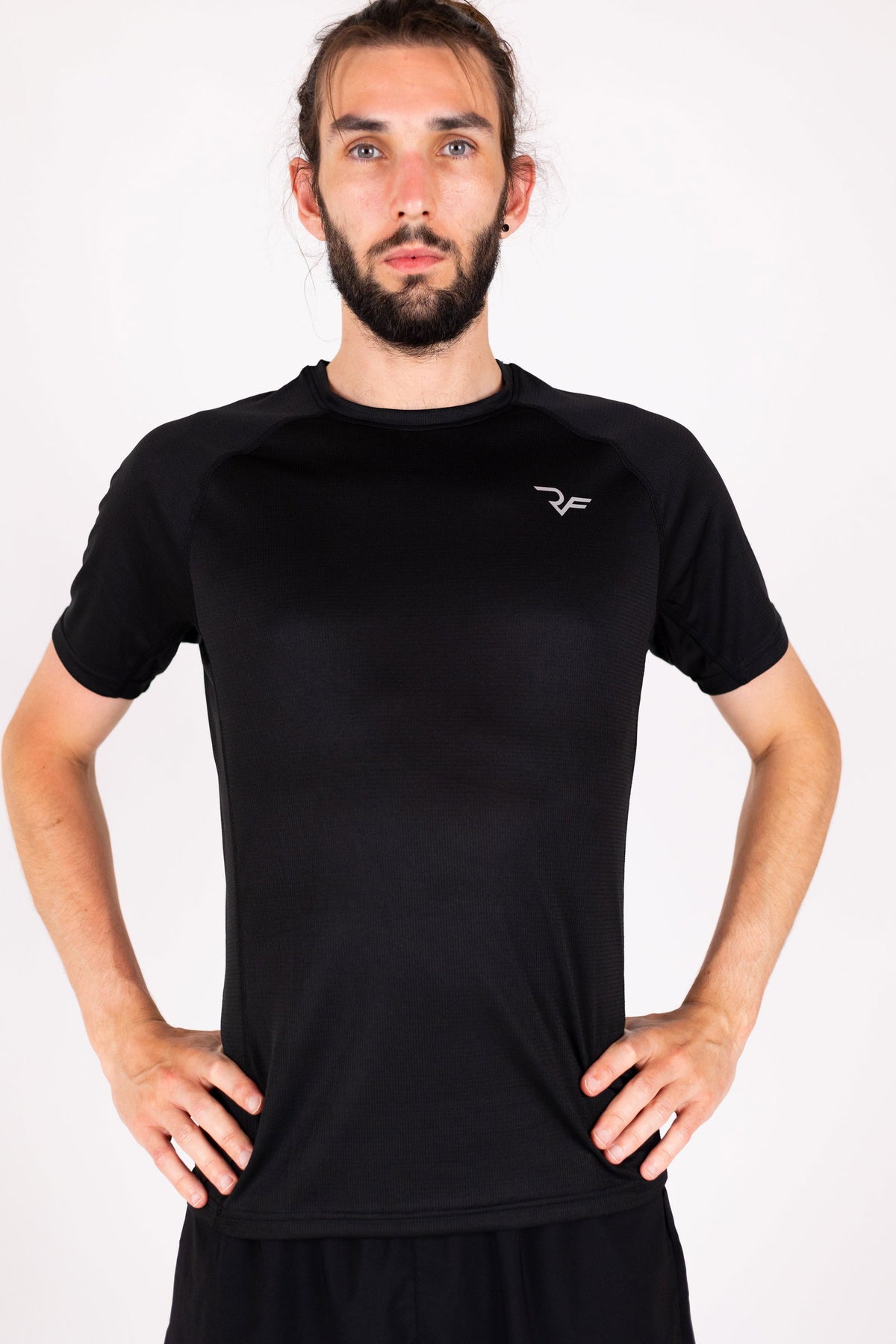 Aero-Vent T-shirt (Black) - RYBELFIT Sportswear