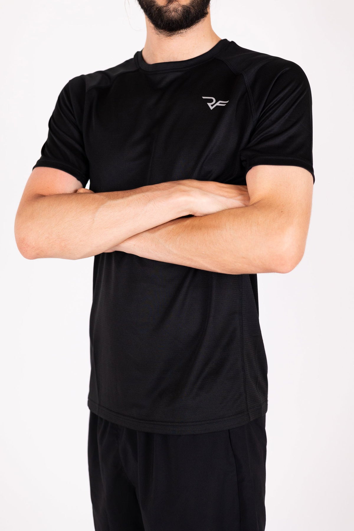 Aero-Vent T-shirt (Black) - RYBELFIT Sportswear