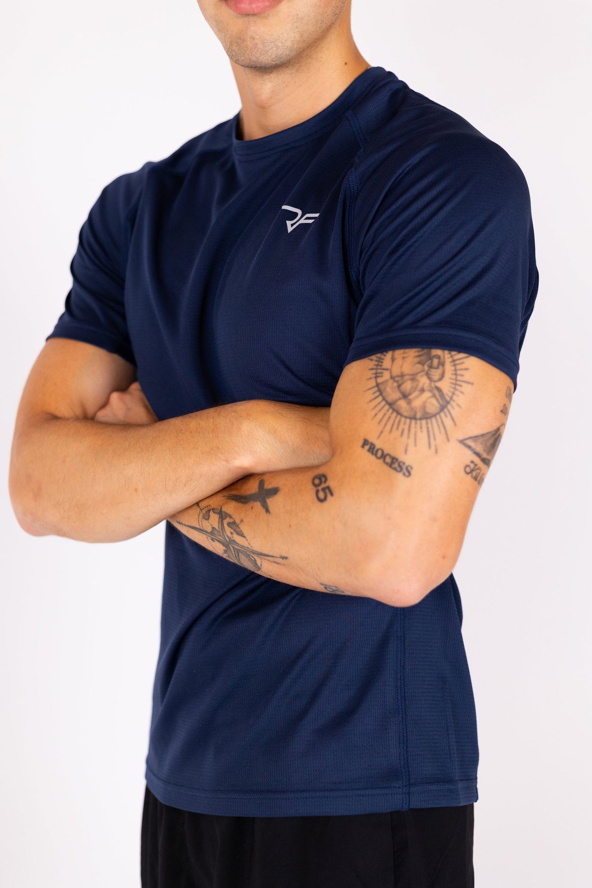 Aero-Vent T-shirt (Black Iris) - RYBELFIT Sportswear