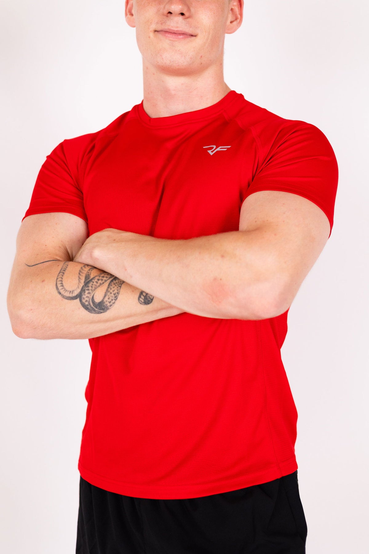 Aero-Vent T-shirt (Red) - RYBELFIT Sportswear