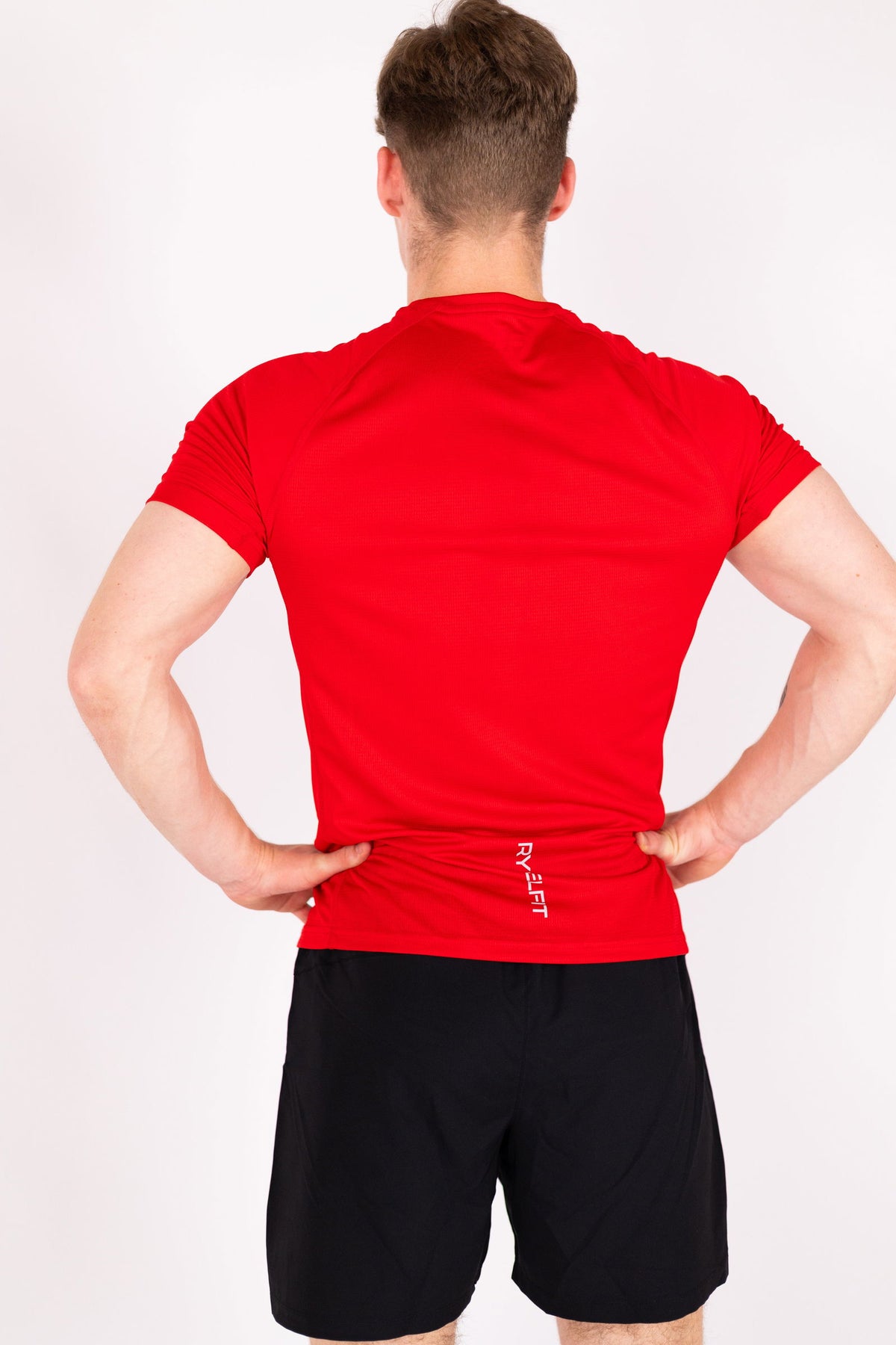 Aero-Vent T-shirt (Red) - RYBELFIT Sportswear