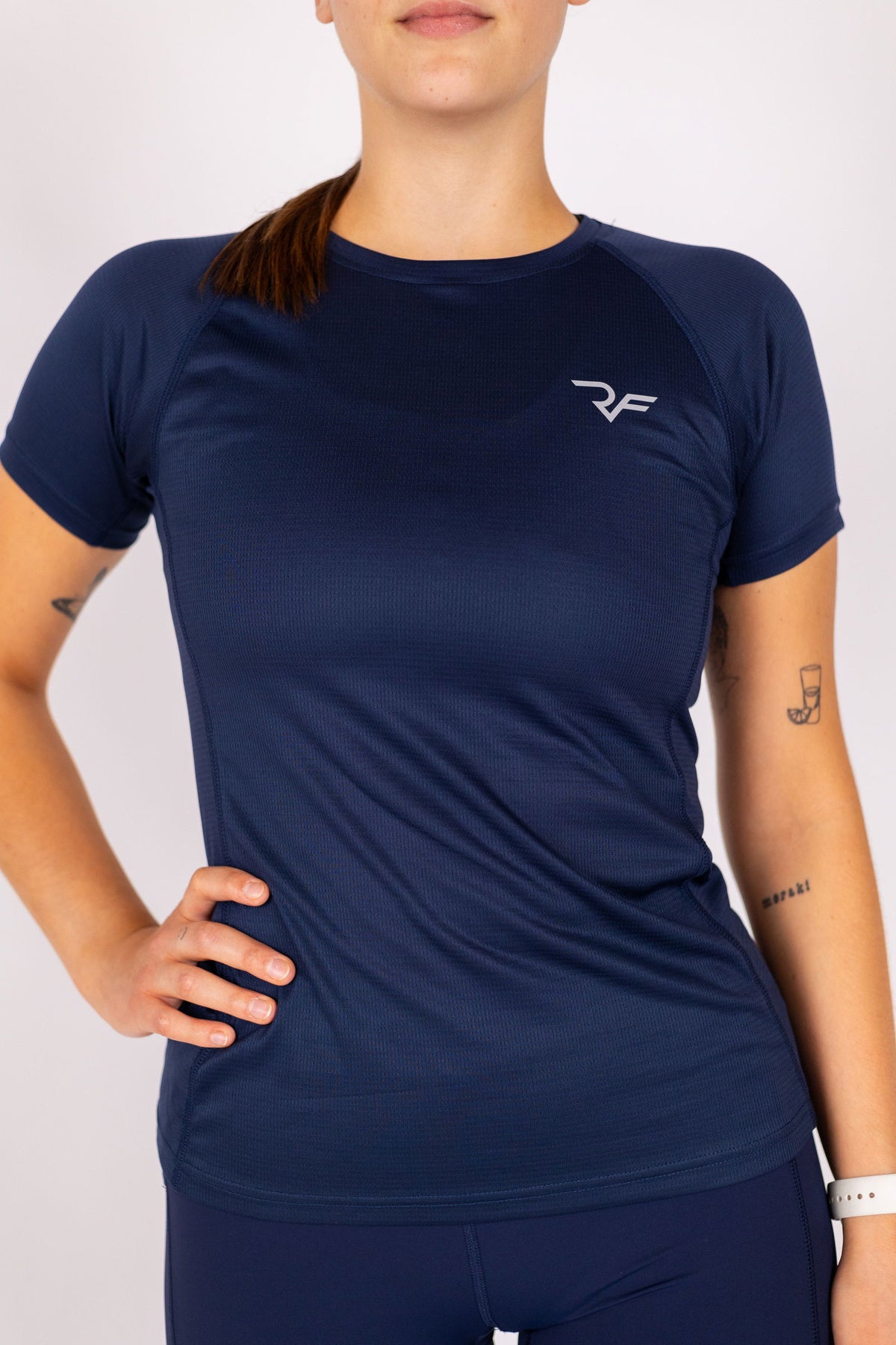 Aero-Vent T-shirt Women (Black Iris) - RYBELFIT Sportswear