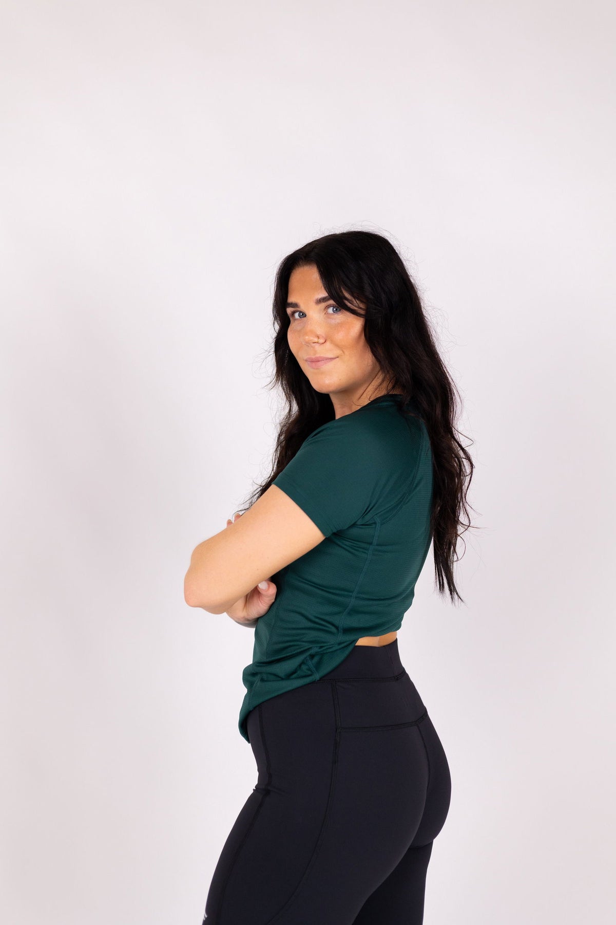 Aero-Vent T-shirt Women (Sea Moss Green) - RYBELFIT Sportswear