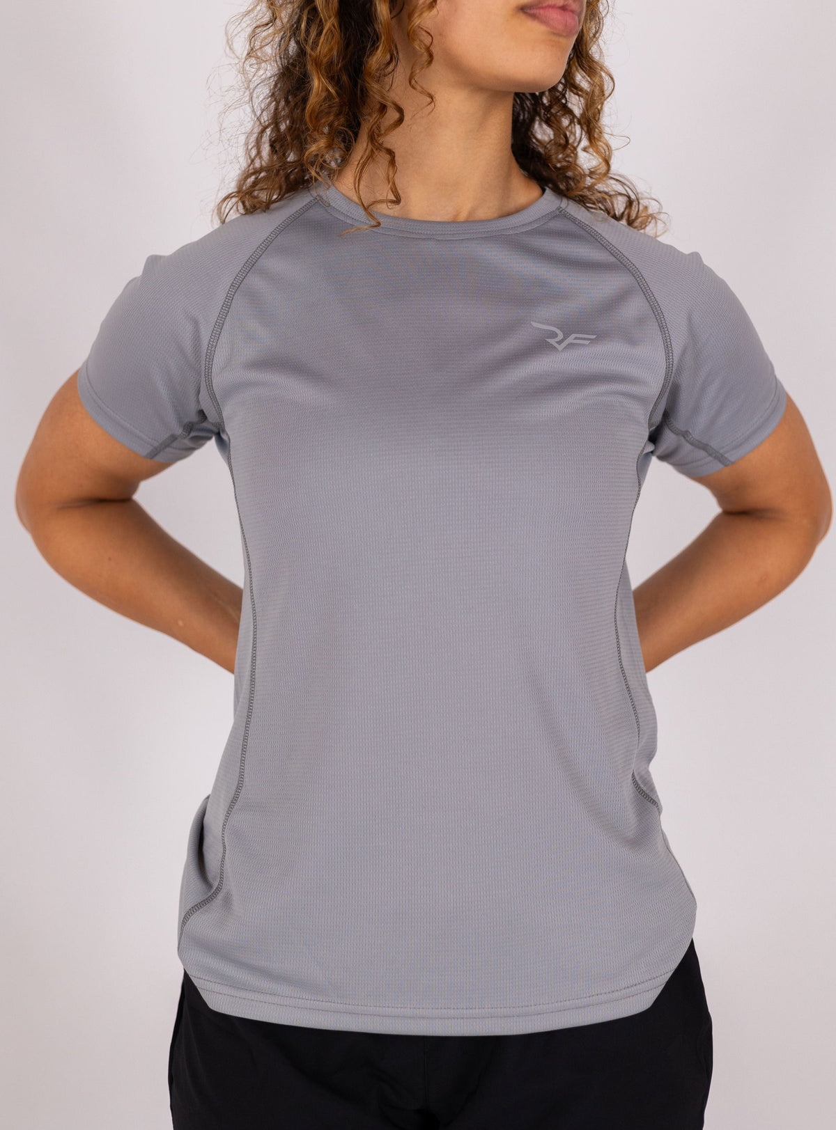 Aero-Vent T-shirt Women (Steel Grey) - RYBELFIT Sportswear