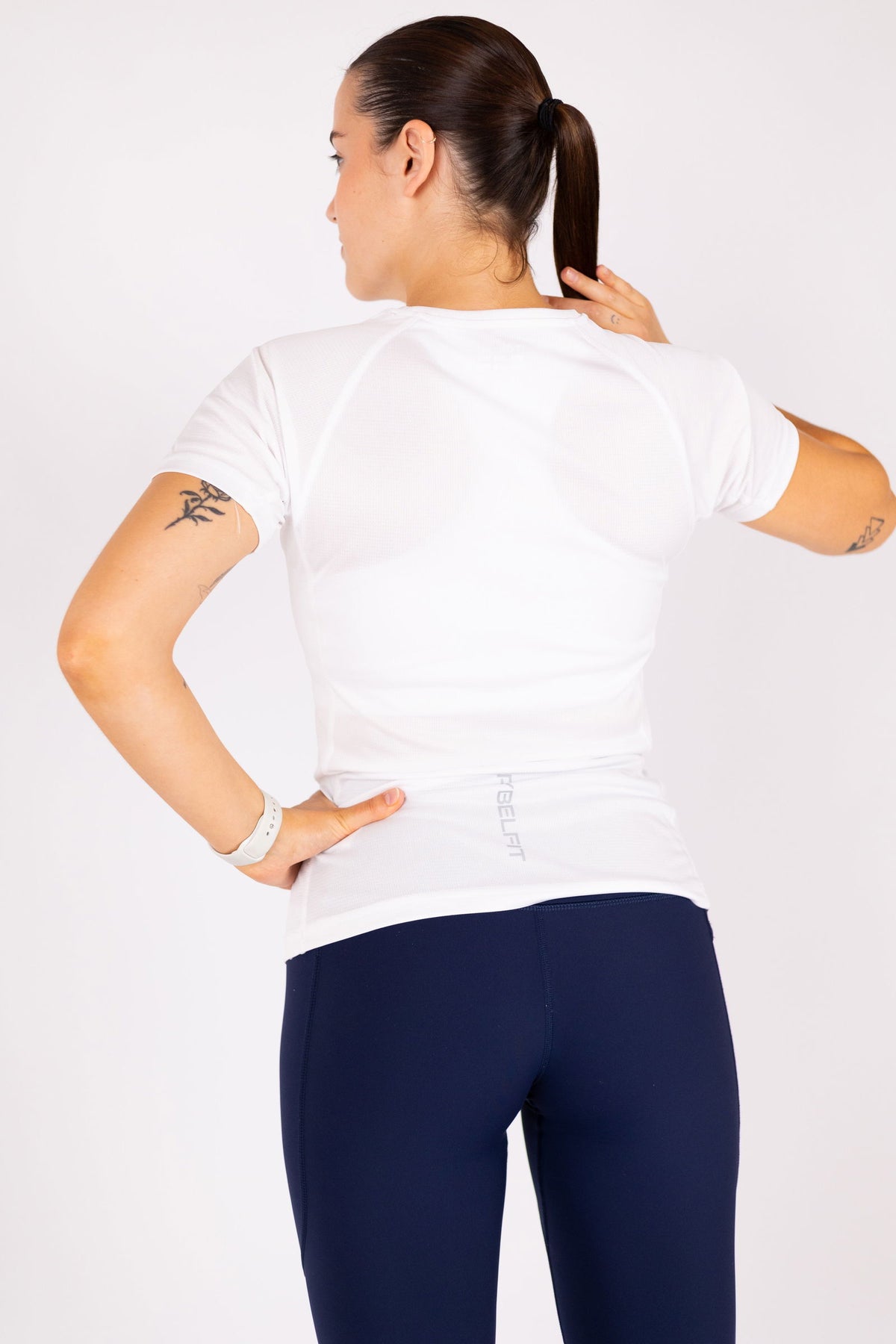 Aero-Vent T-shirt Women (White) - RYBELFIT Sportswear