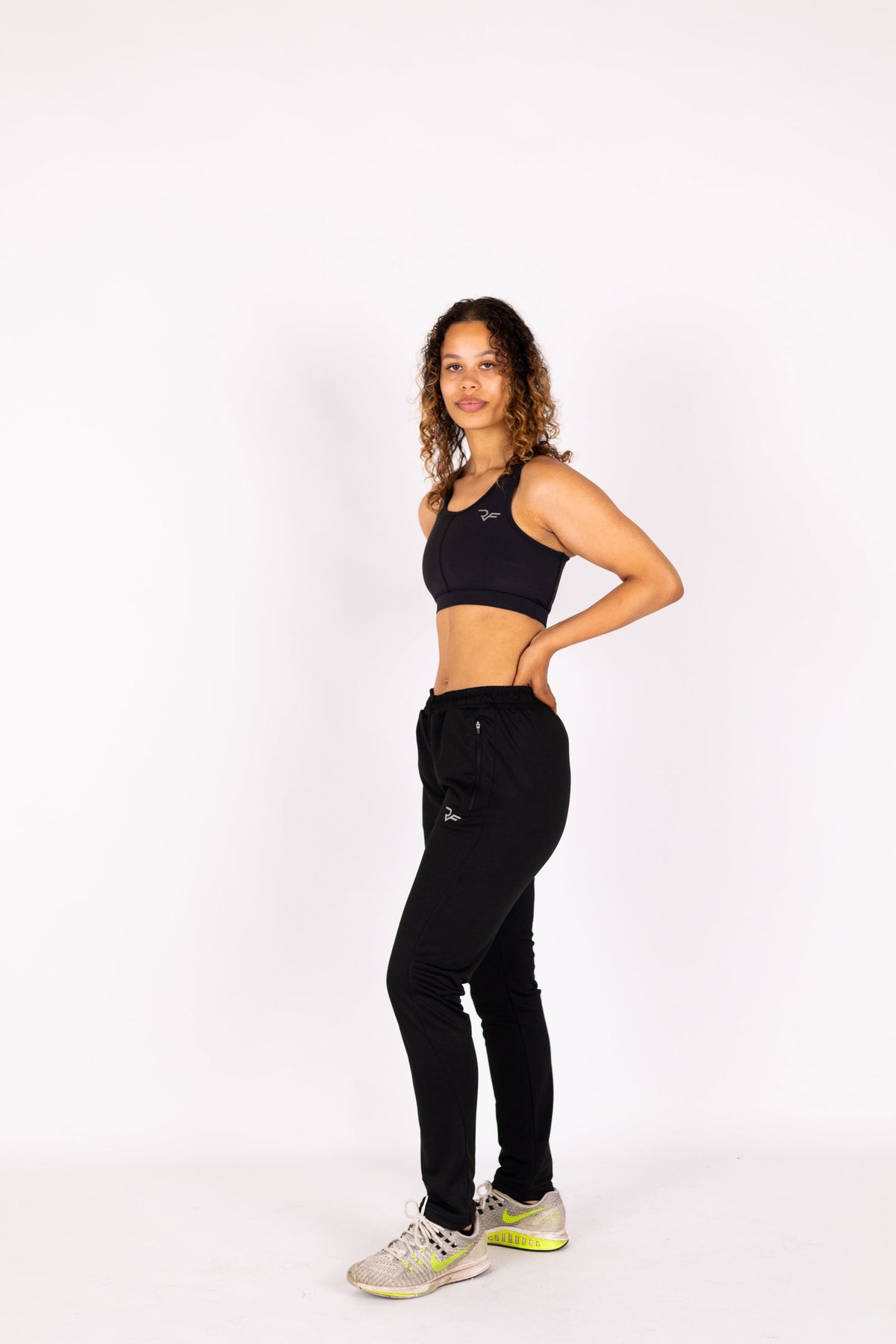 CoreFlex Pants Women (Black) - RYBELFIT Sportswear