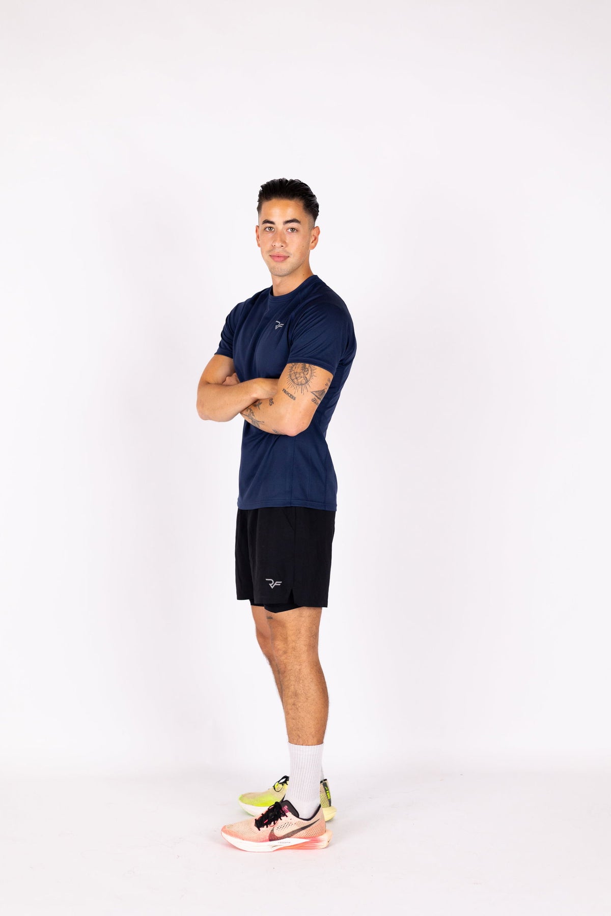 InfinixPace 2-in-1 Shorts (Black) - RYBELFIT Sportswear