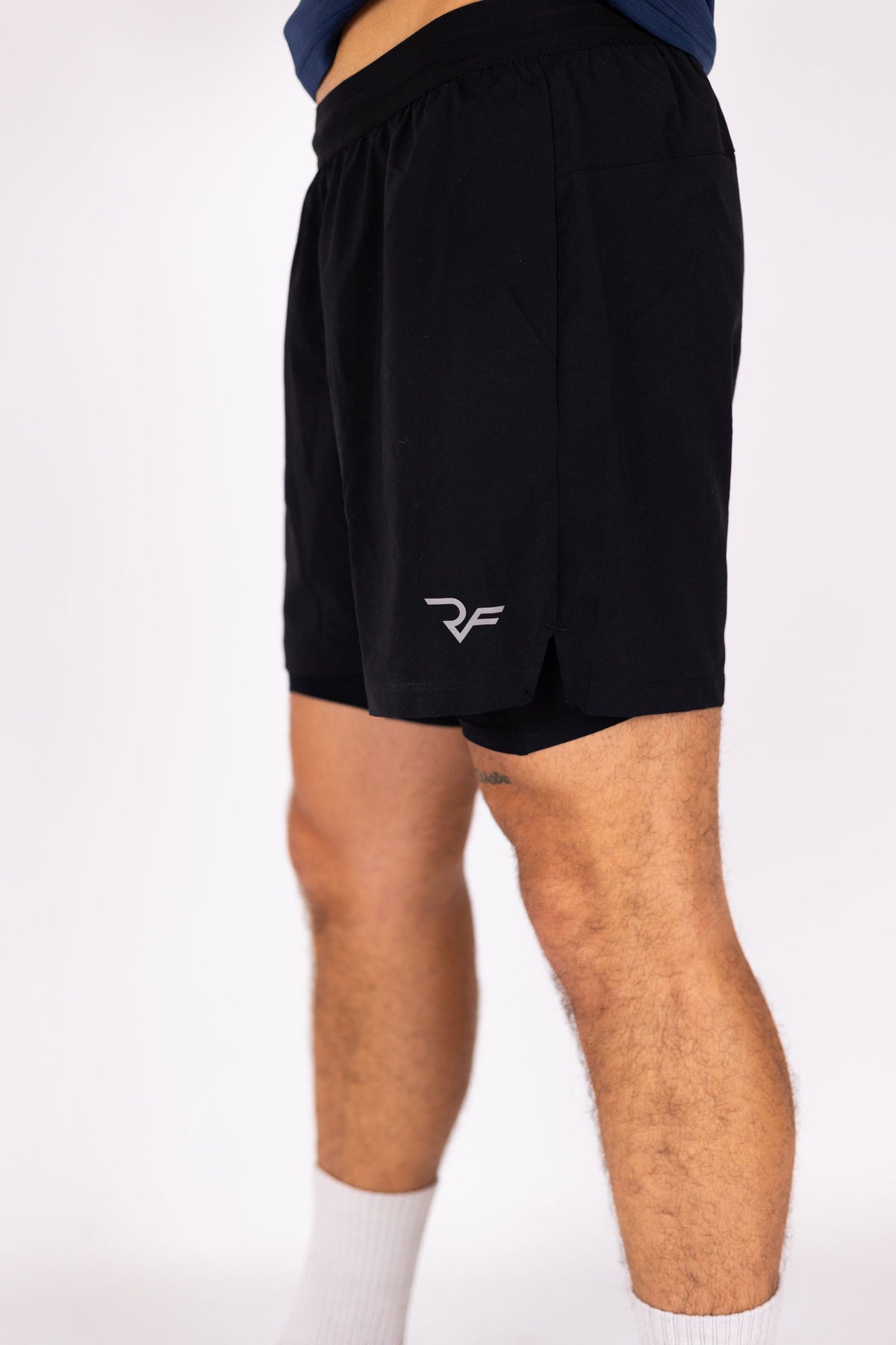 InfinixPace 2-in-1 Shorts (Black) - RYBELFIT Sportswear
