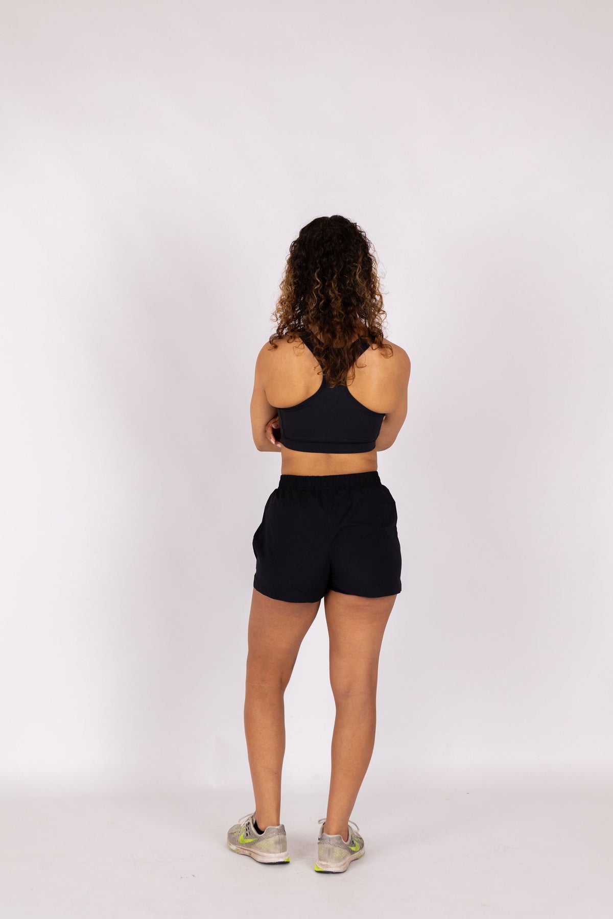 InfinixPace Core Shorts Women (Black) - RYBELFIT Sportswear