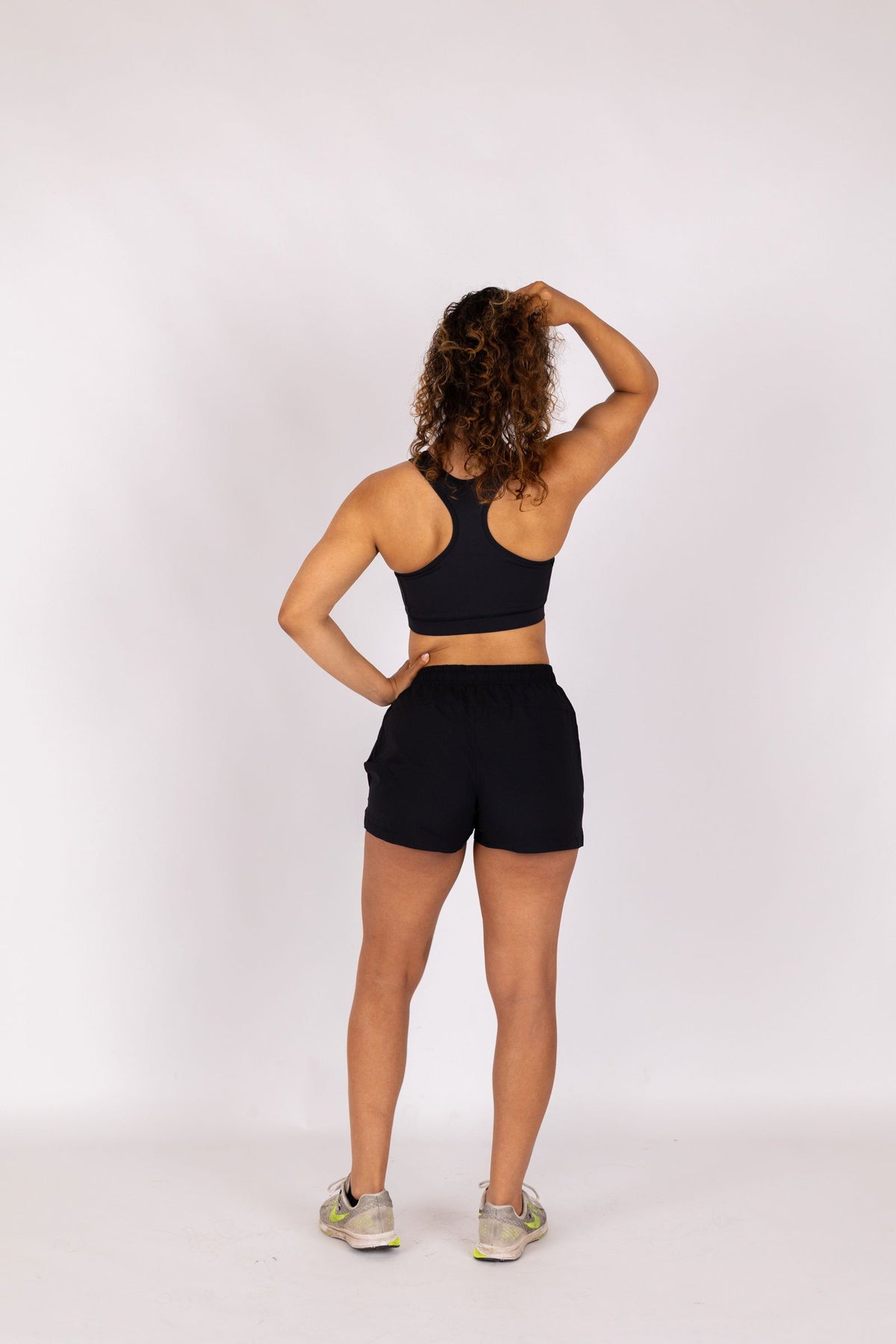 InfinixPace Core Shorts Women (Black) - RYBELFIT Sportswear