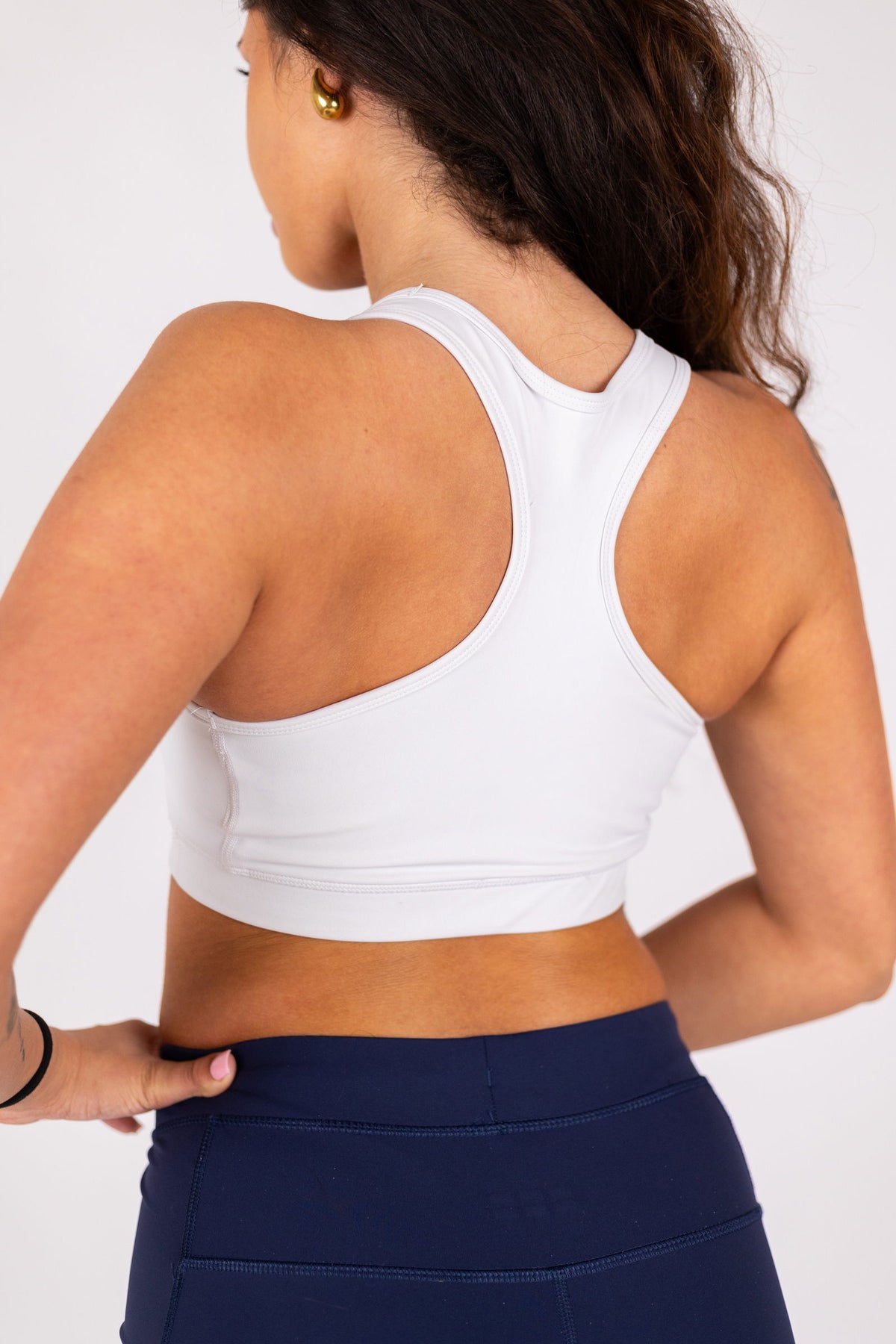 Peakmotion Sports Bra (White) - RYBELFIT Sportswear