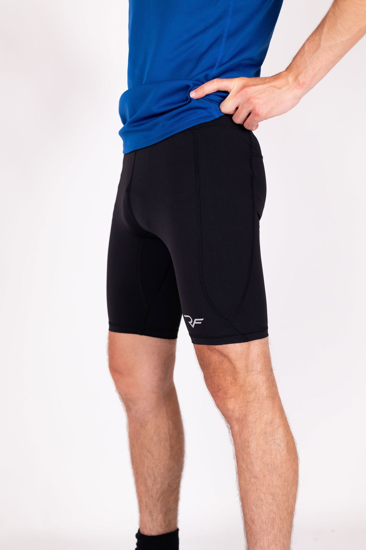 Performance Tight Shorts (Black) - RYBELFIT Sportswear
