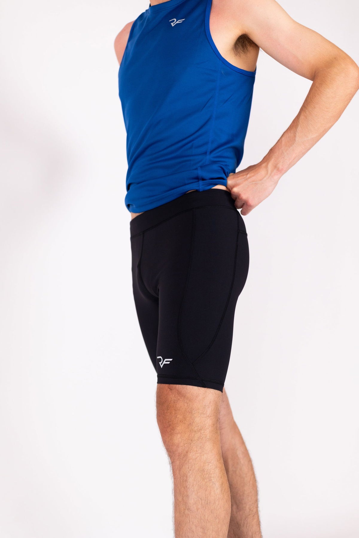 Performance Tight Shorts (Black) - RYBELFIT Sportswear