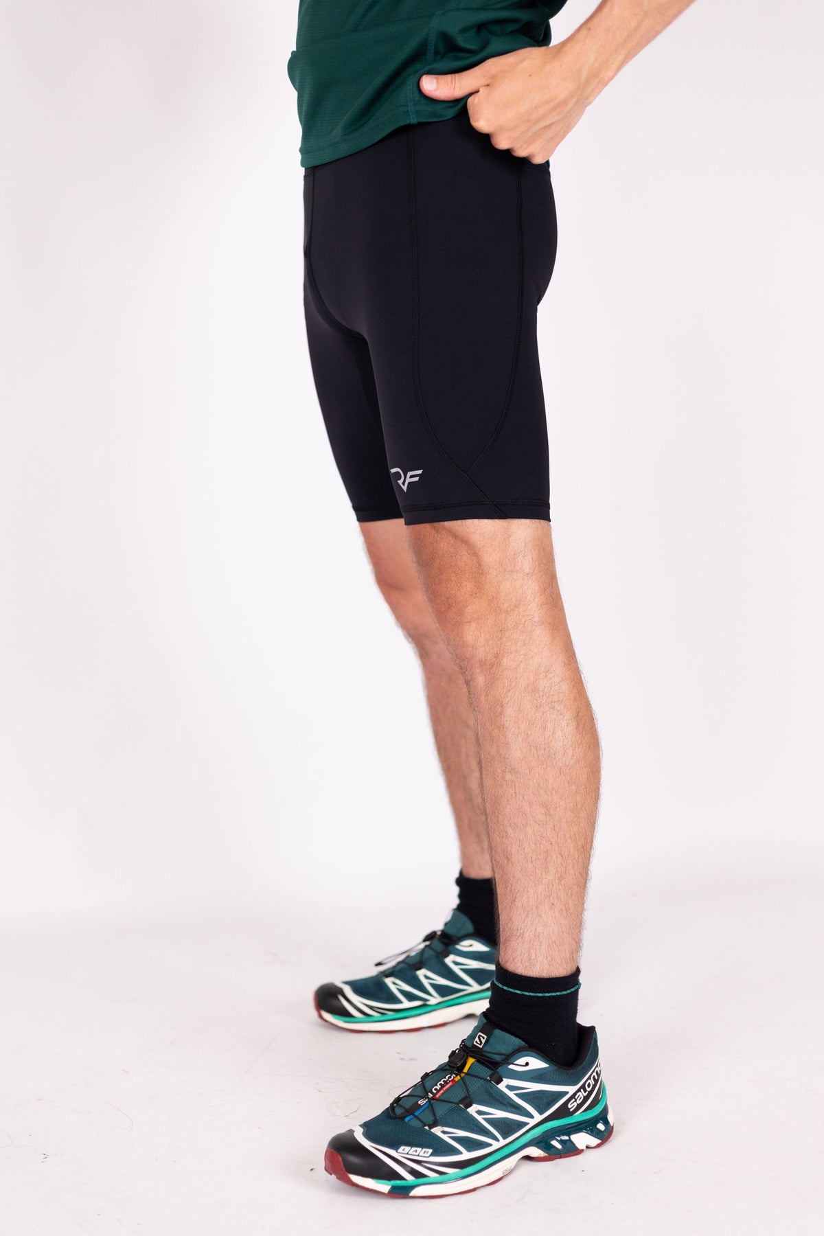 Performance Tight Shorts (Black) - RYBELFIT Sportswear