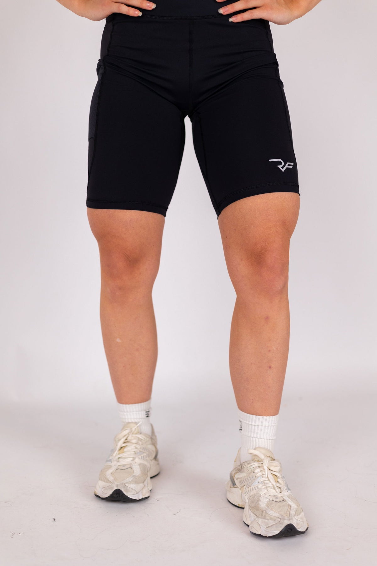 Performance Tight Shorts Women (Black) - RYBELFIT Sportswear