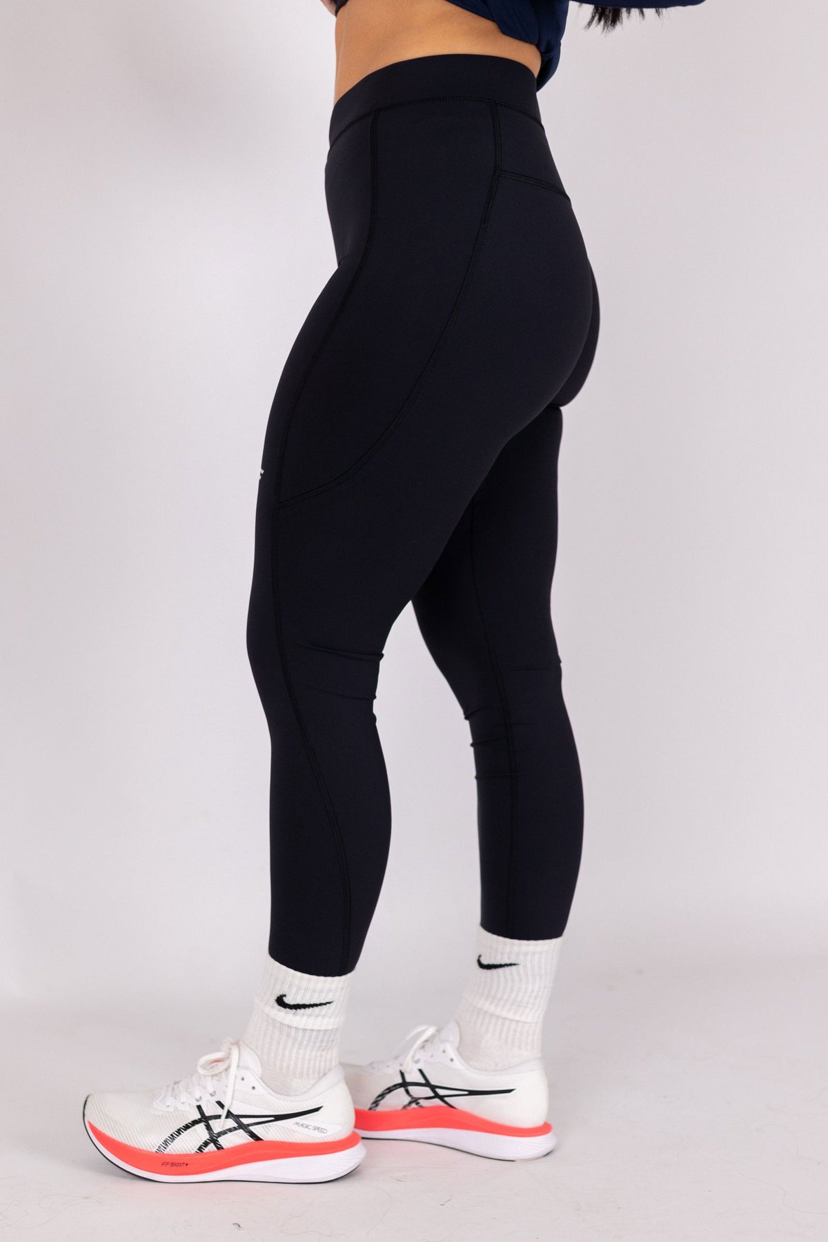 Performance Tights Women (Black) - RYBELFIT Sportswear