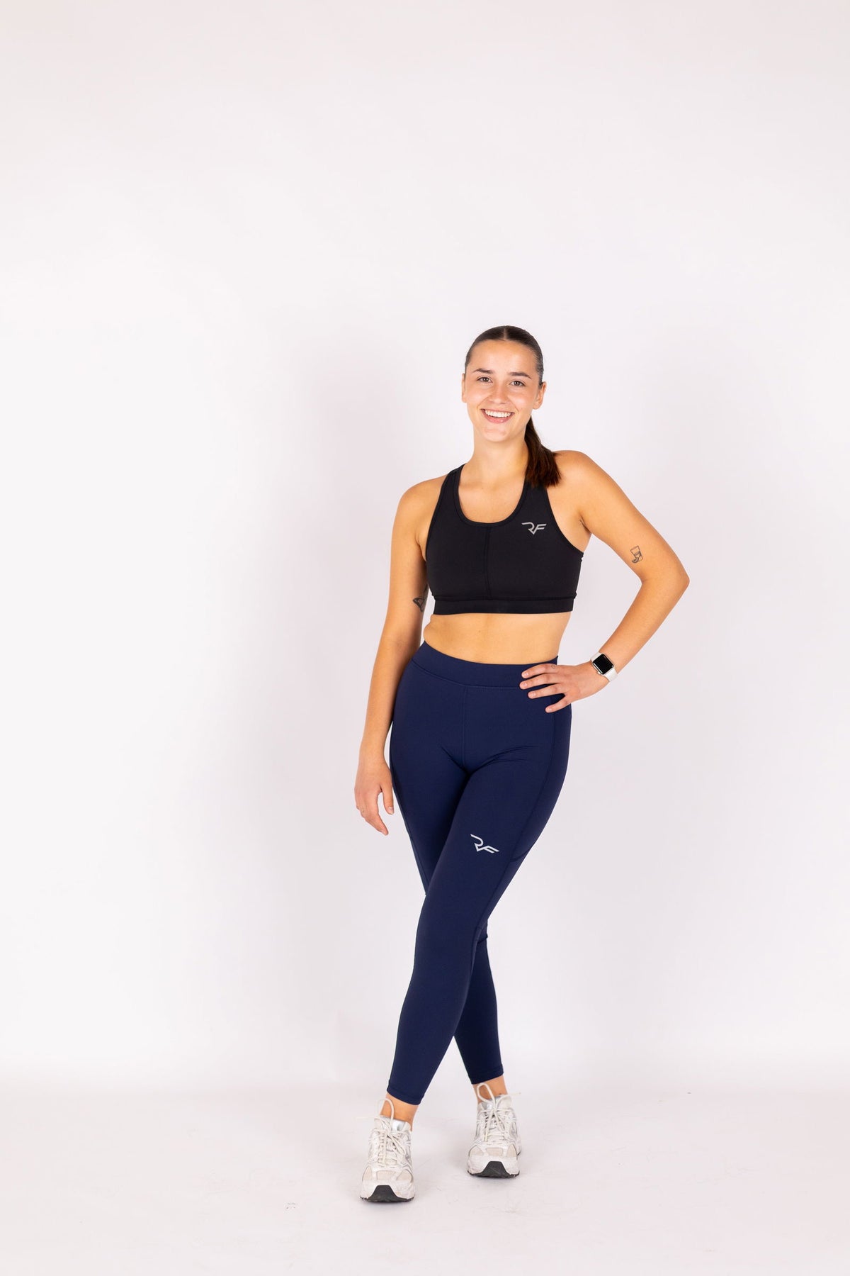 Performance Tights Women (Black Iris) - RYBELFIT Sportswear